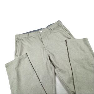 Tommy Bahama On Par Island Zone Flat-Front Pant Men 36x30 Tan Golf Performance